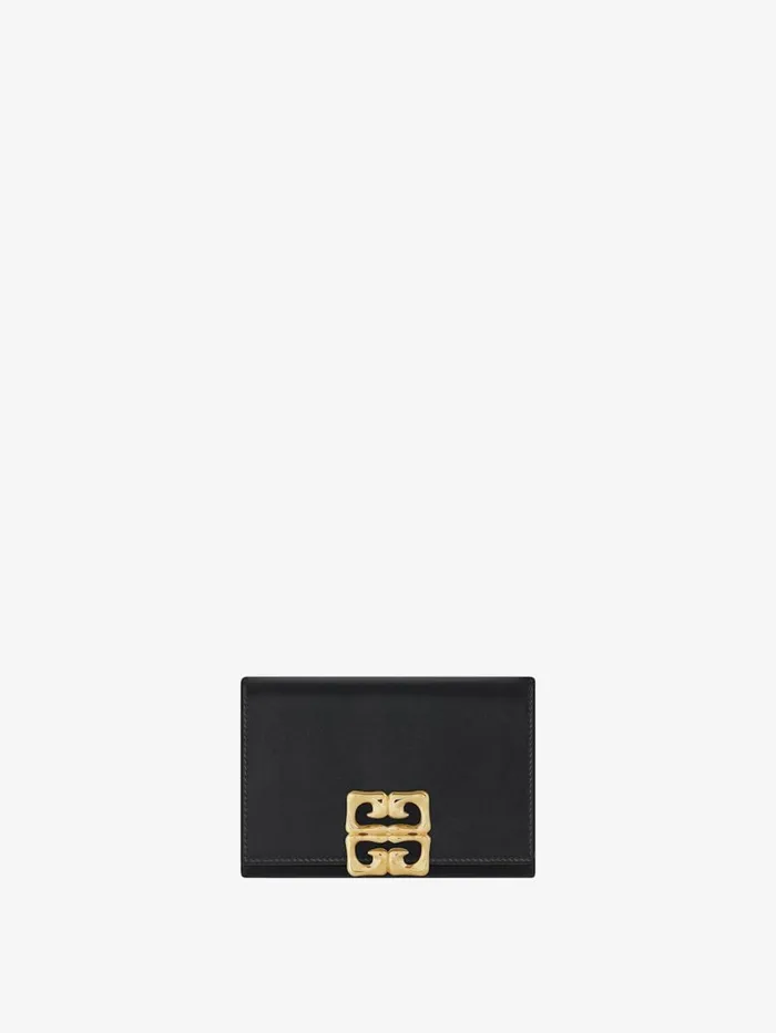 Givenchy 4G Liquid Wallet In Box Leather Black Women Wallets and Card Holders Givenchy 4G Liquid Wallet In Box Leather Black Women Wallets and Card Holders