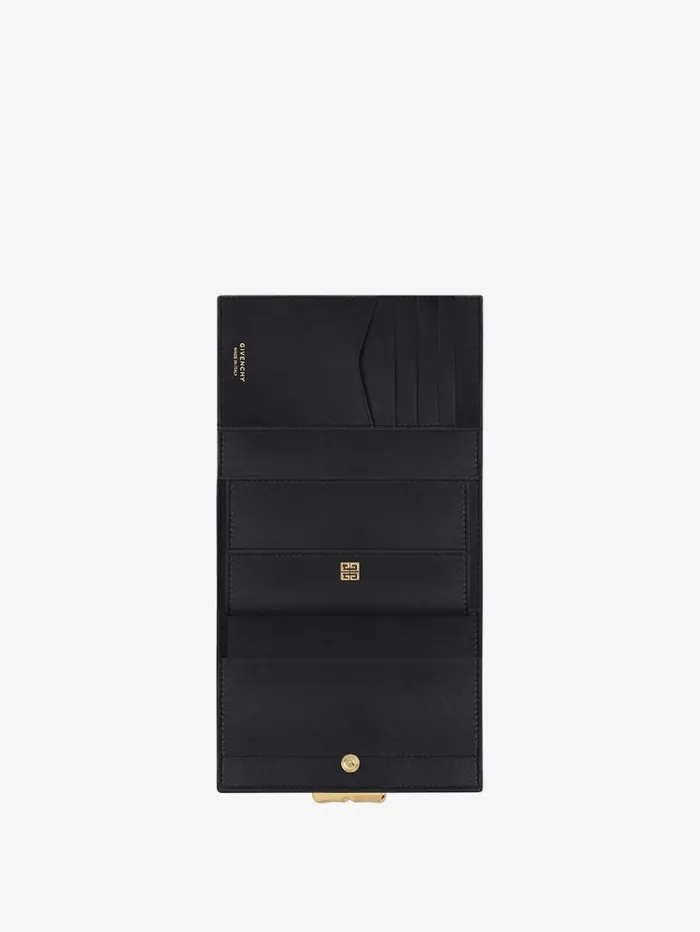 Givenchy 4G Liquid Wallet In Box Leather Black Women Wallets and Card Holders Givenchy 4G Liquid Wallet In Box Leather Black Women Wallets and Card Holders