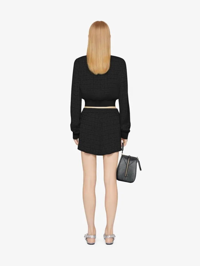 Givenchy Bomber In 4G Jacquard Black Women Outerwear and Blousons