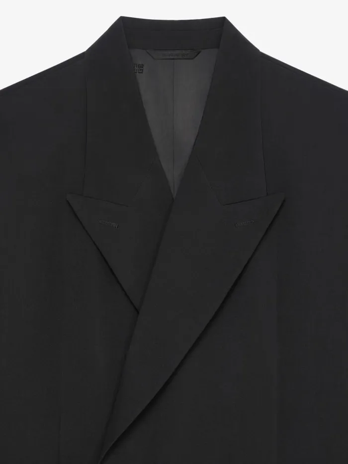 Givenchy Boxy Fit Jacket In Wool Black Men Coats and Jackets