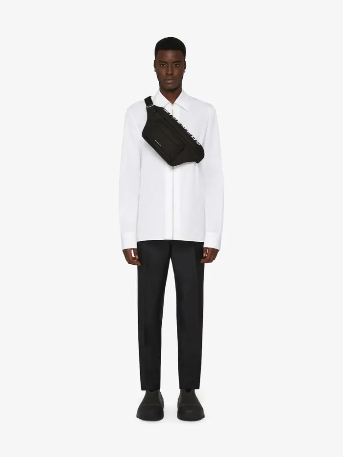 Givenchy Essential U Bumbag In Nylon Black Men Crossbody Bags Givenchy Essential U Bumbag In Nylon Black Men Crossbody Bags