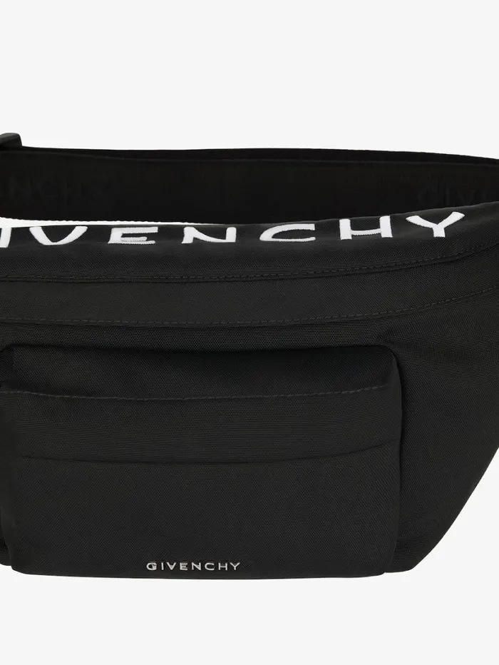 Givenchy Essential U Bumbag In Nylon Black Men Crossbody Bags Givenchy Essential U Bumbag In Nylon Black Men Crossbody Bags