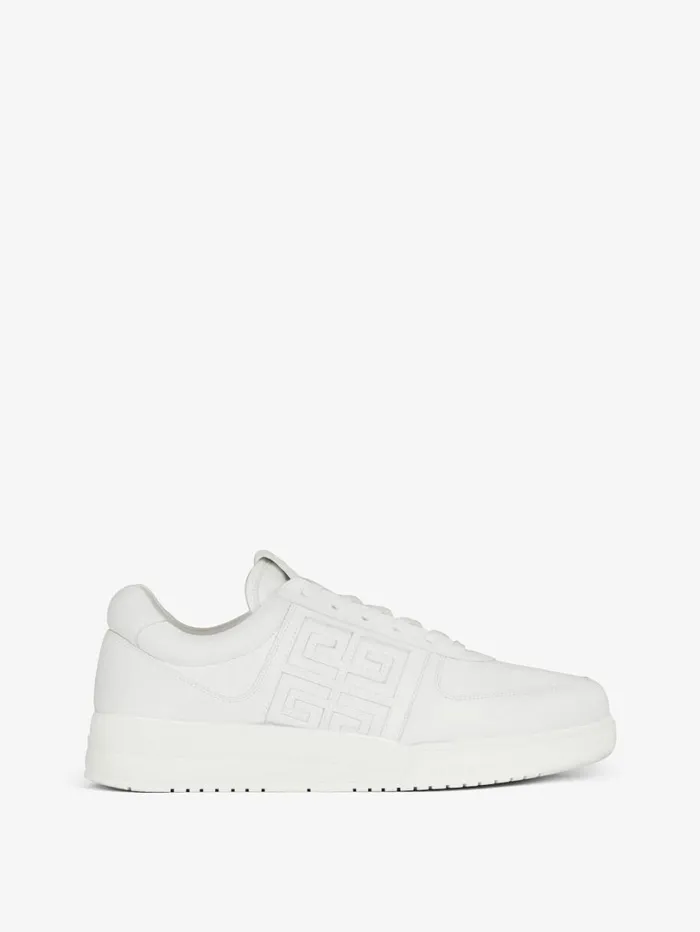 Givenchy G4 Sneakers In Leather White Men Sneakers