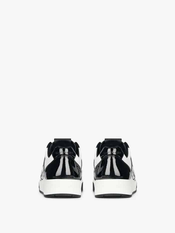 Givenchy G4 Sneakers In Patent Leather Blackwhite Men Sneakers Givenchy G4 Sneakers In Patent Leather Blackwhite Men Sneakers