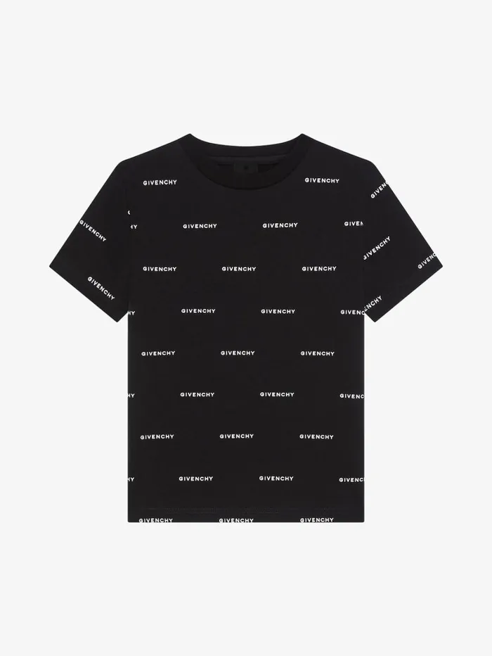 Givenchy GIVENCHY 4G Tshirt In Cotton Black Men Baby 1 Month To 3 Years