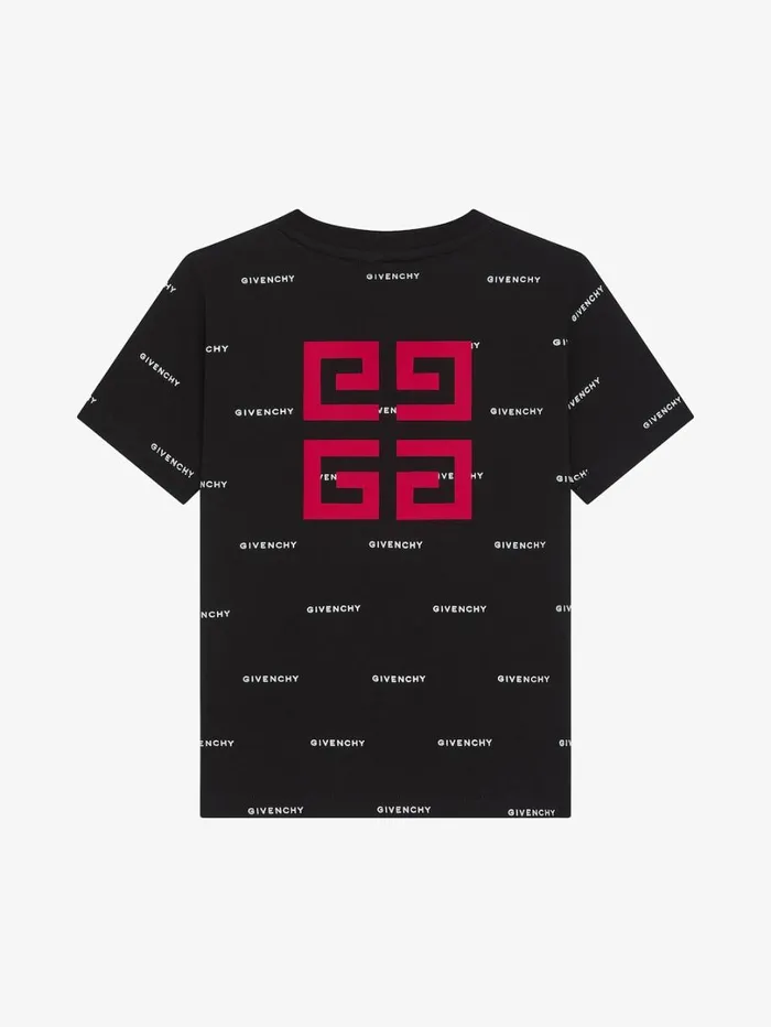 Givenchy GIVENCHY 4G Tshirt In Cotton Black Men Baby 1 Month To 3 Years