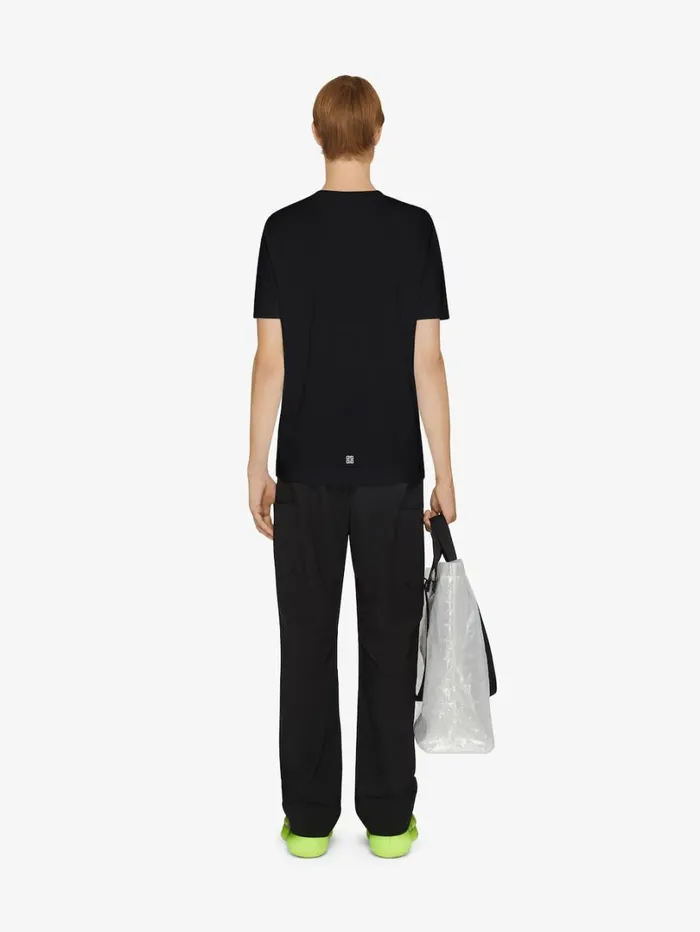 Givenchy GIVENCHY Archetype Slim Fit Tshirt In Cotton Black Men TShirts