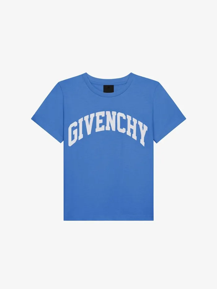 Givenchy GIVENCHY College Tshirt In Cotton Blue Men Baby 1 Month To 3 Years