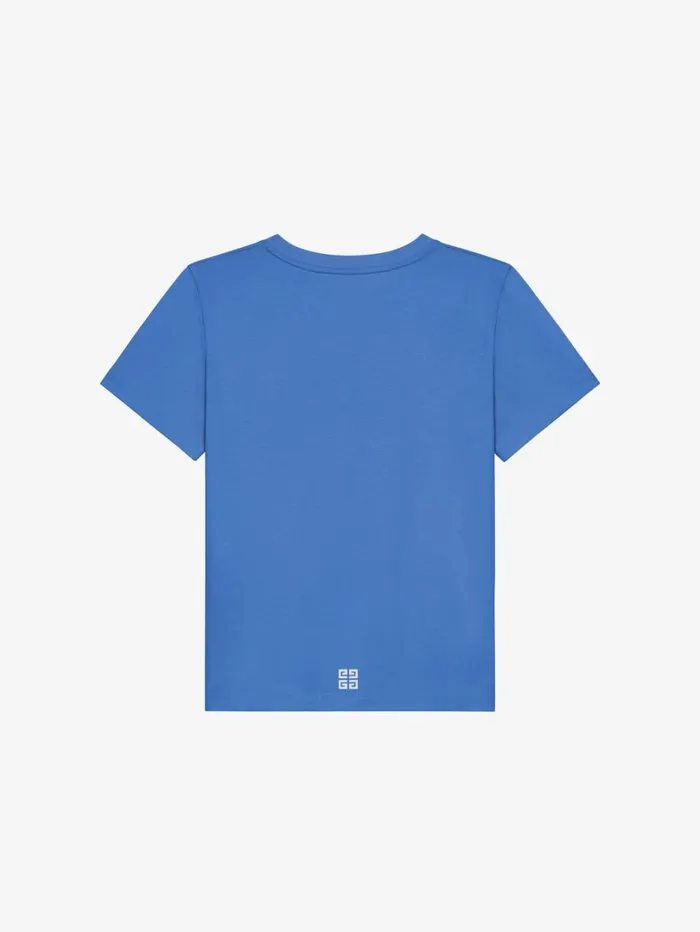 Givenchy GIVENCHY College Tshirt In Cotton Blue Men Baby 1 Month To 3 Years