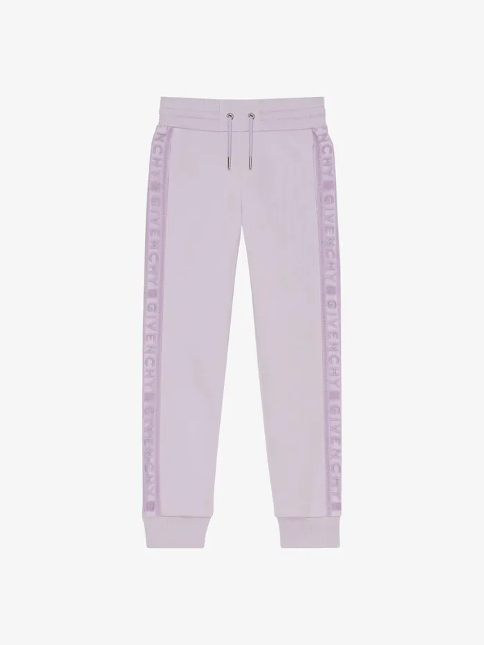 Givenchy GIVENCHY Jogger Pants In Fleece Lilac Women Girl 4 To 12 Years