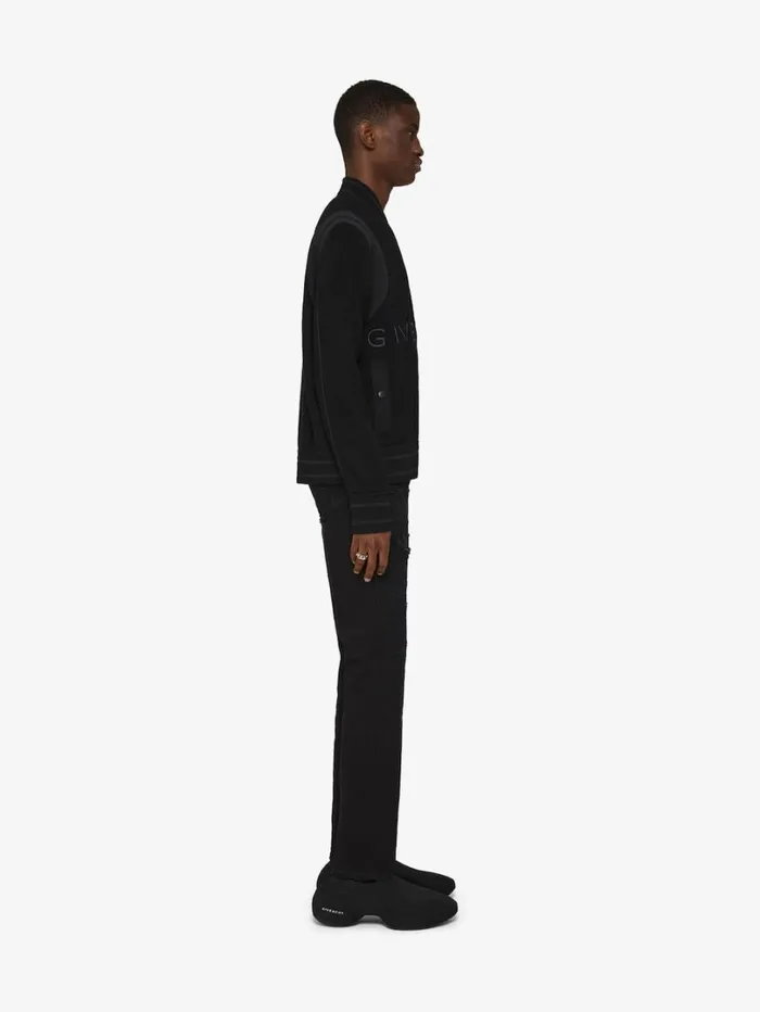 Givenchy GIVENCHY Varsity Jacket In Wool Black Men Outerwear and Blousons