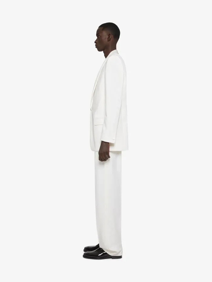 Givenchy Jacket In Wool And Mohair With Satin Details White Men Coats and Jackets