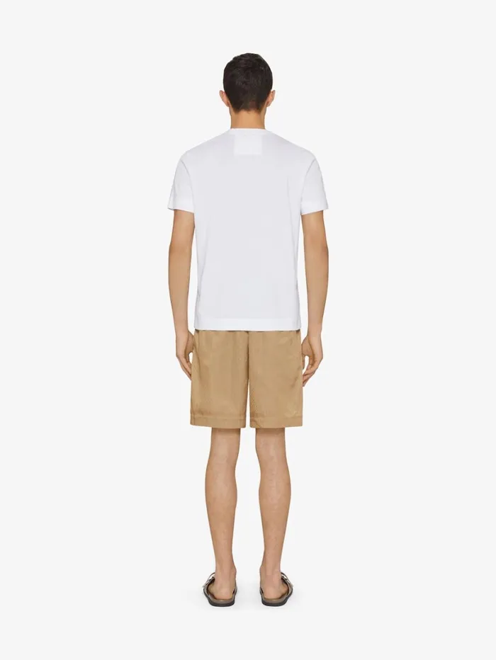 Givenchy Long Swim Shorts 4G Tan Men Swimwear
