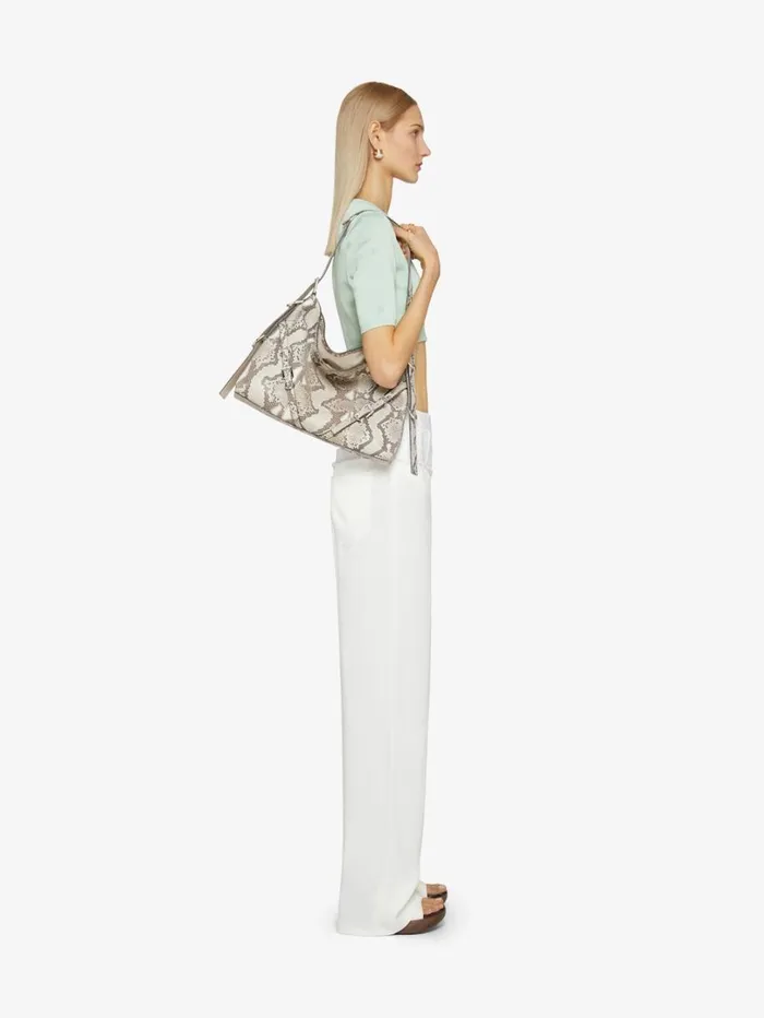 Givenchy Medium Voyou Bag In Python Greynatural Women Crossbody Bags Givenchy Medium Voyou Bag In Python Greynatural Women Crossbody Bags