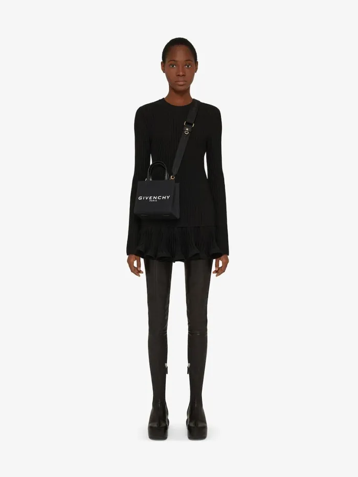 Givenchy Mini GTote Shopping Bag In Canvas Black Women Crossbody Bags Givenchy Mini GTote Shopping Bag In Canvas Black Women Crossbody Bags