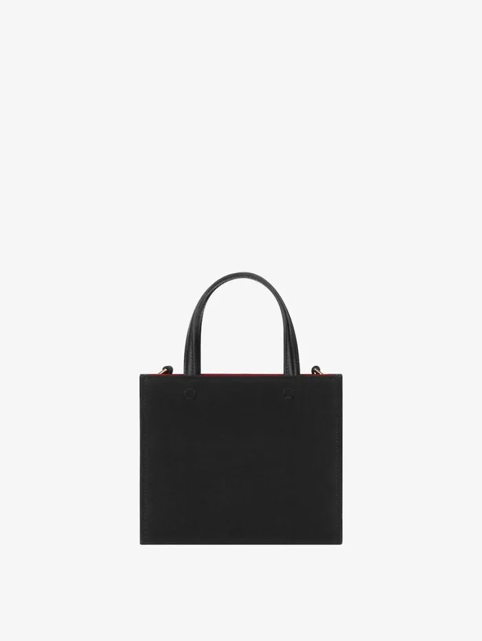 Givenchy Mini GTote Shopping Bag In Canvas Black Women Crossbody Bags Givenchy Mini GTote Shopping Bag In Canvas Black Women Crossbody Bags