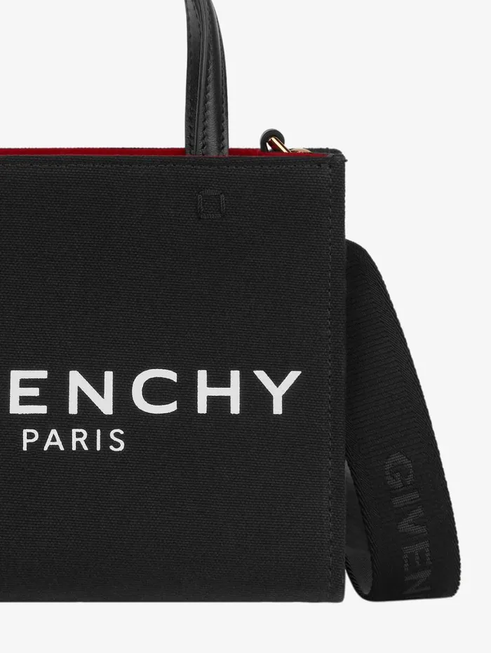 Givenchy Mini GTote Shopping Bag In Canvas Black Women Crossbody Bags Givenchy Mini GTote Shopping Bag In Canvas Black Women Crossbody Bags