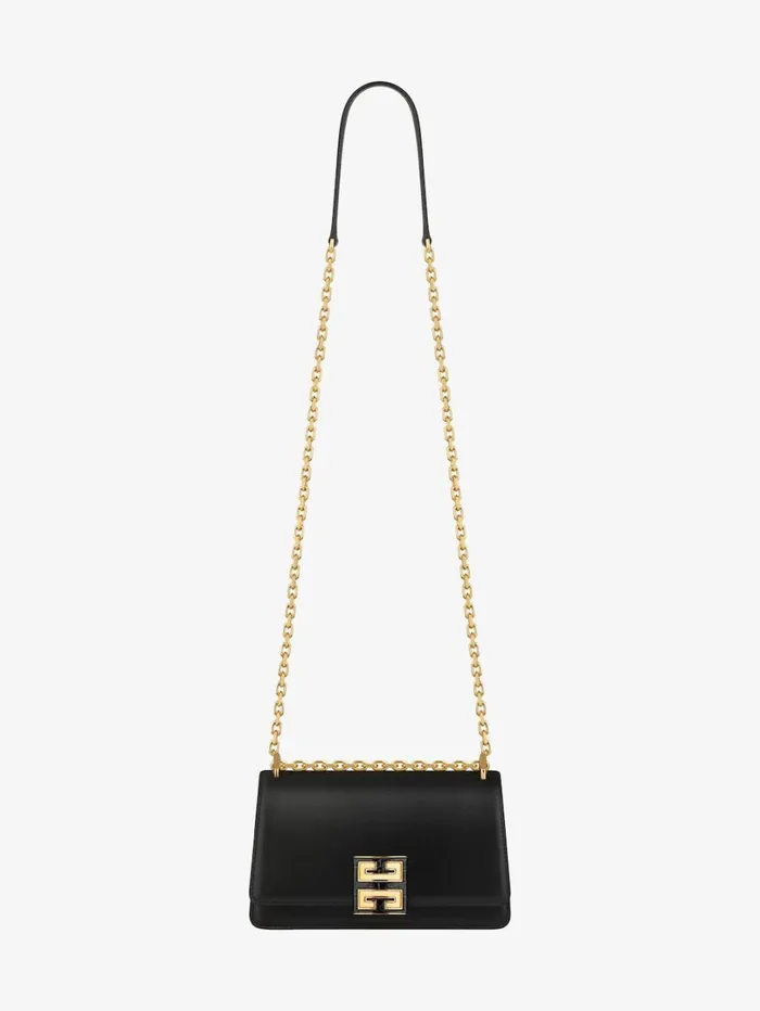 Givenchy Small 4G Bag In Leather With Chain Black Women Crossbody Bags Givenchy Small 4G Bag In Leather With Chain Black Women Crossbody Bags