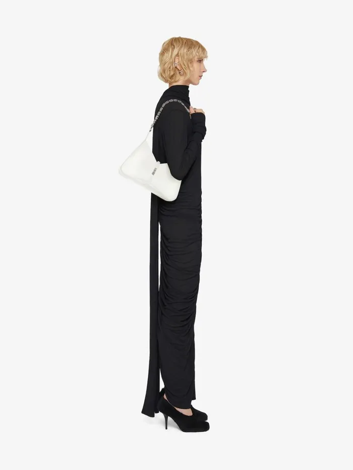 Givenchy Small Cut Out Bag In Shiny Leather With Chain Ivory Women Crossbody Bags Givenchy Small Cut Out Bag In Shiny Leather With Chain Ivory Women Crossbody Bags