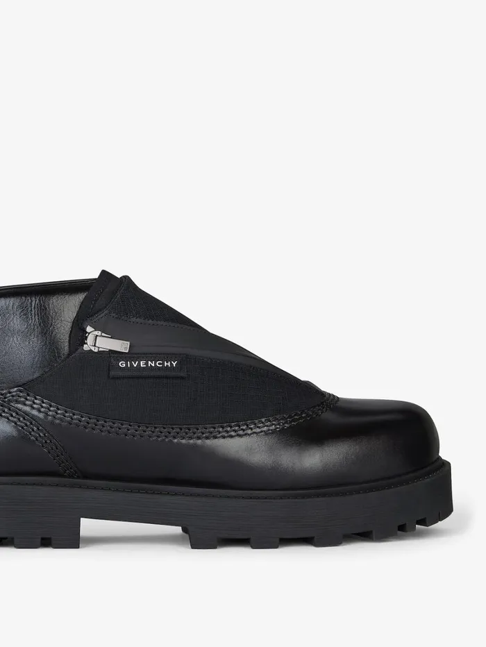 Givenchy Storm Ankle Boots In Leather With Zip Black Men Boots and Loafers Givenchy Storm Ankle Boots In Leather With Zip Black Men Boots and Loafers