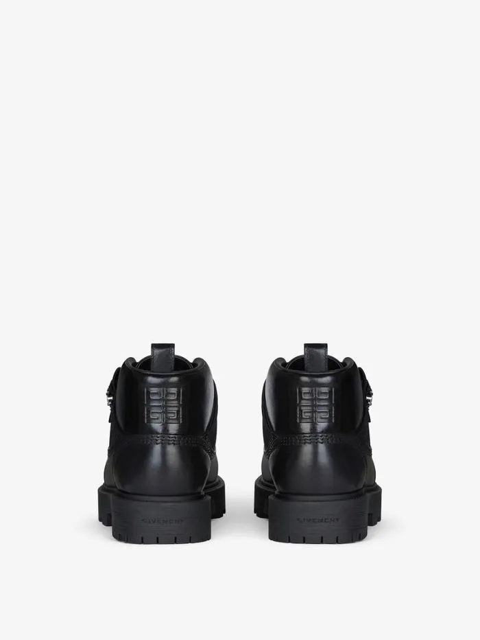 Givenchy Storm Ankle Boots In Leather With Zip Black Men Boots and Loafers Givenchy Storm Ankle Boots In Leather With Zip Black Men Boots and Loafers