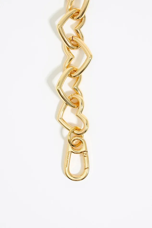 Gold Hearts Chain Necklace Gold Women Bimba Y Lola Jewelry Gold Hearts Chain Necklace Gold Women Bimba Y Lola Jewelry