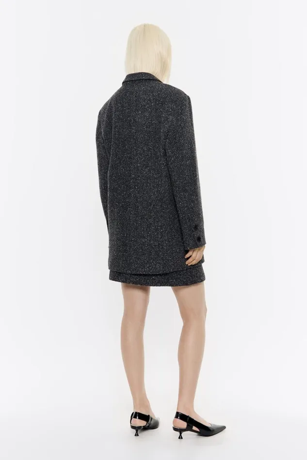 Gray Tailored Doublebreasted Jacket Grey Women Bimba Y Lola Jackets And Blazers Gray Tailored Doublebreasted Jacket Grey Women Bimba Y Lola Jackets And Blazers