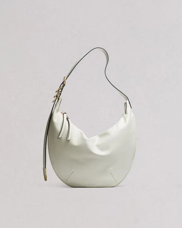 Handbags Women Rag and Bone Spire Leather Shoulder Bag Antique White