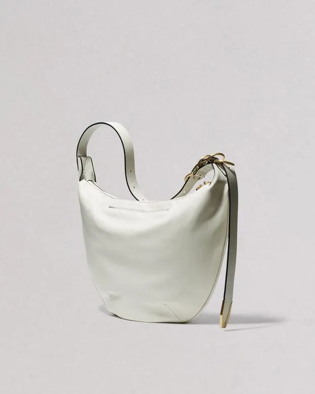 Handbags Women Rag and Bone Spire Leather Shoulder Bag Antique White