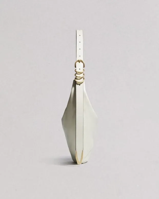 Handbags Women Rag and Bone Spire Leather Shoulder Bag Antique White