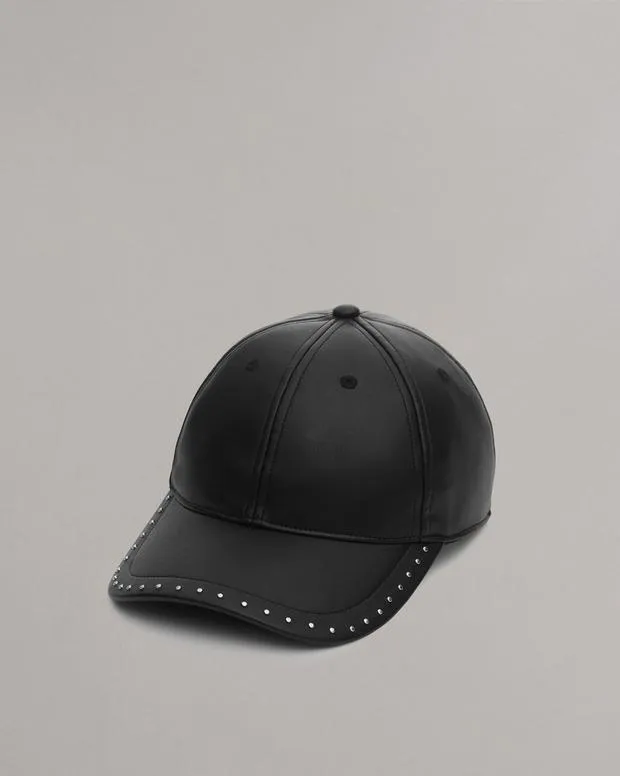 Hats and Gloves Women Rag and Bone Harlow Baseball Hat Black