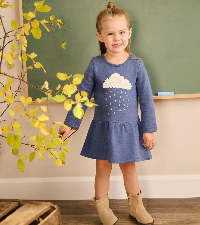 Heart Drops Flounce Skirt Dress Hatley