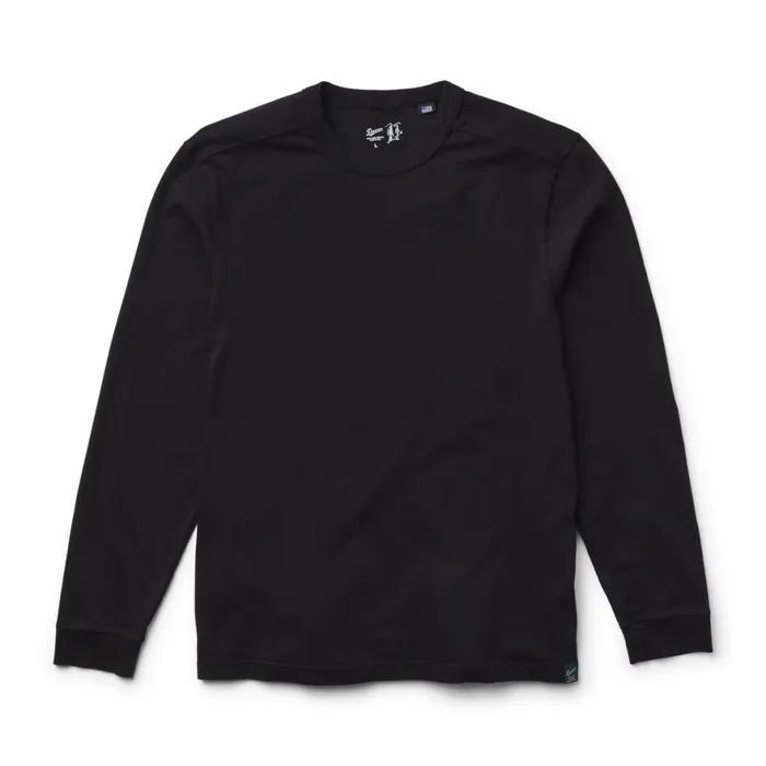 Heavyweight Long Sleeve Tee Black Men Danner Shirts