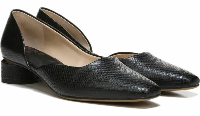 Heels Women Franco Sarto Franco Citrus Pump Black Faux Leather