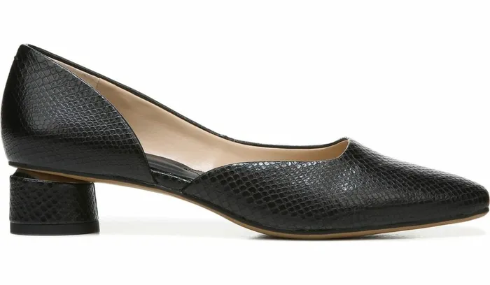 Heels Women Franco Sarto Franco Citrus Pump Black Faux Leather