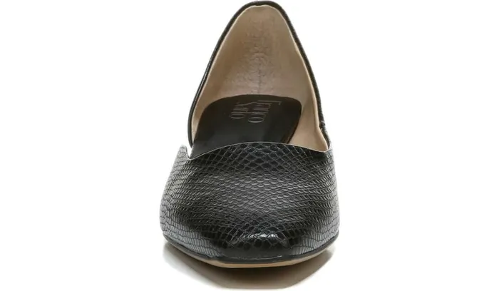 Heels Women Franco Sarto Franco Citrus Pump Black Faux Leather