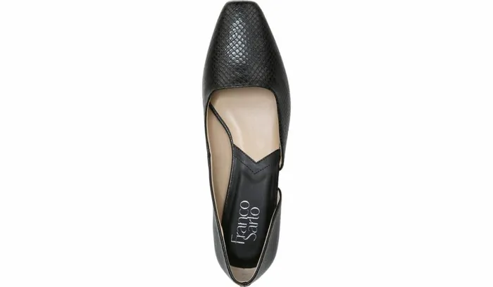 Heels Women Franco Sarto Franco Citrus Pump Black Faux Leather