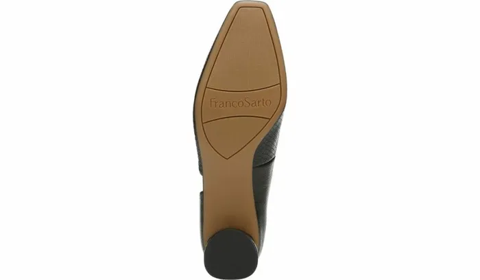 Heels Women Franco Sarto Franco Citrus Pump Black Faux Leather