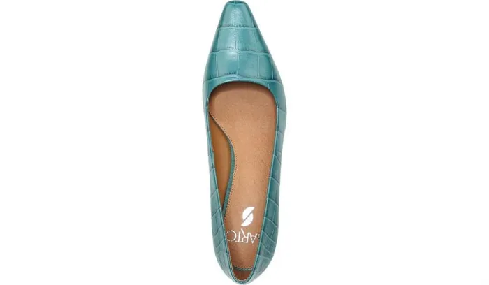 Heels Women Franco Sarto Sarto Regal Pump Green Leather
