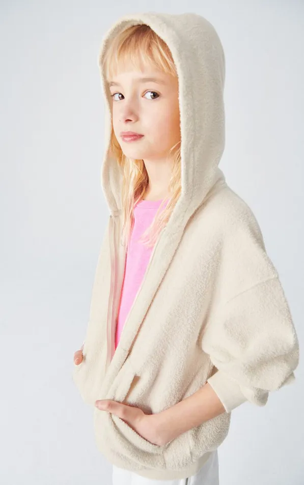 Hoodie Bobypark Ecru Kids American Vintage Sweatshirts Hoodie Bobypark Ecru Kids American Vintage Sweatshirts