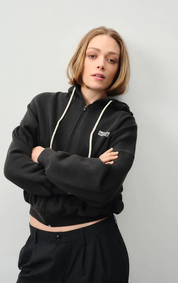 Hoodie Izubird Vintage Licorice Women American Vintage Sweatshirts