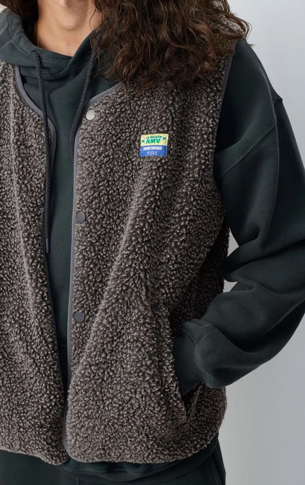 Jacket Hoktown Melange Charcoal Men American Vintage Jackets and Blazers
