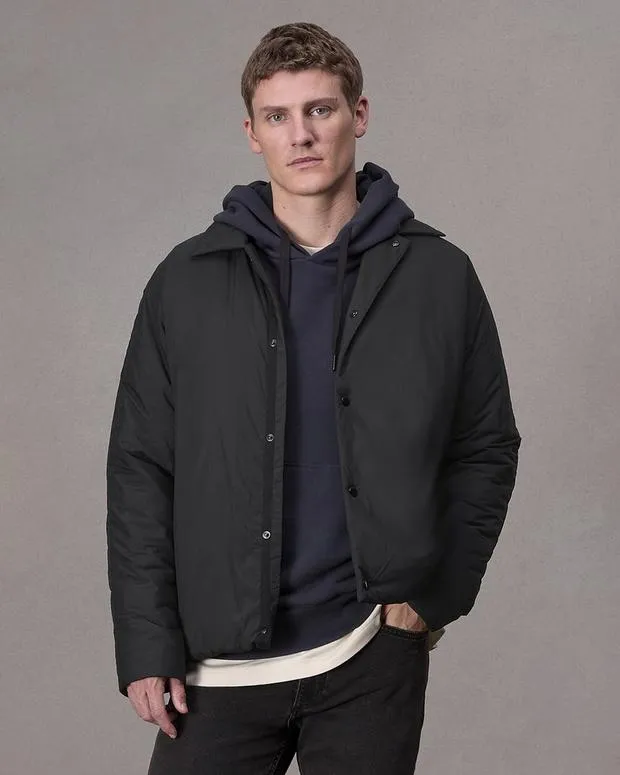 Jackets and Coats Men Rag and Bone Henderson Shirt Jacket Black