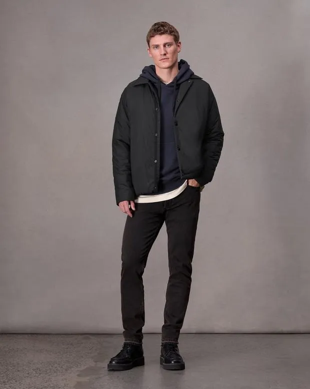 Jackets and Coats Men Rag and Bone Henderson Shirt Jacket Black