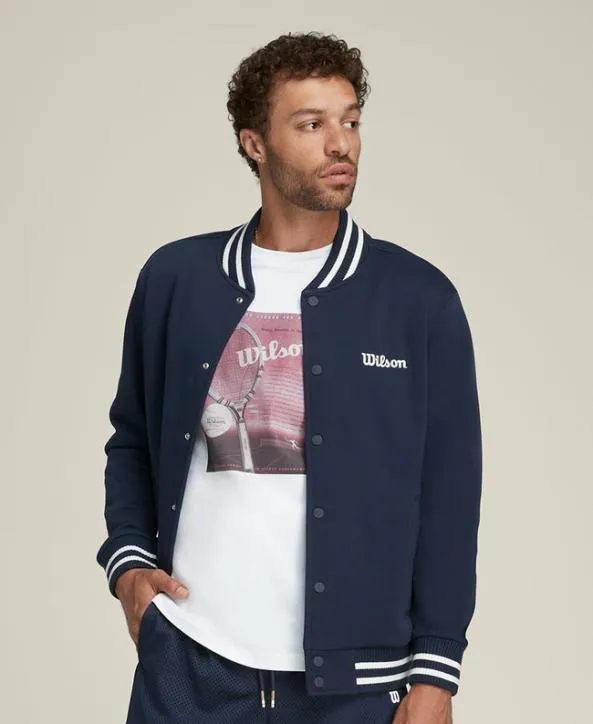Jackets and Vests Men Wilson Hudson Bomber Jacket Classic Navy