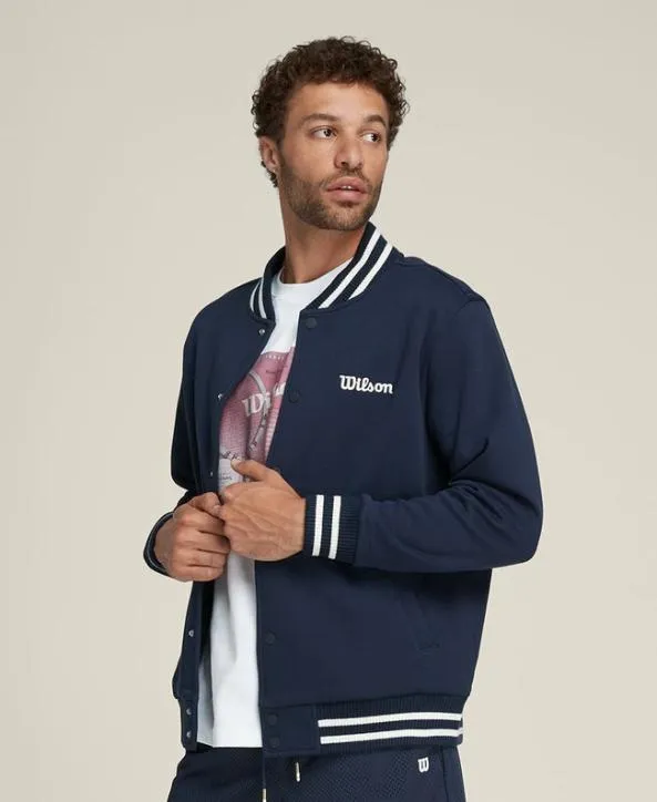 Jackets and Vests Men Wilson Hudson Bomber Jacket Classic Navy Jackets and Vests Men Wilson Hudson Bomber Jacket Classic Navy
