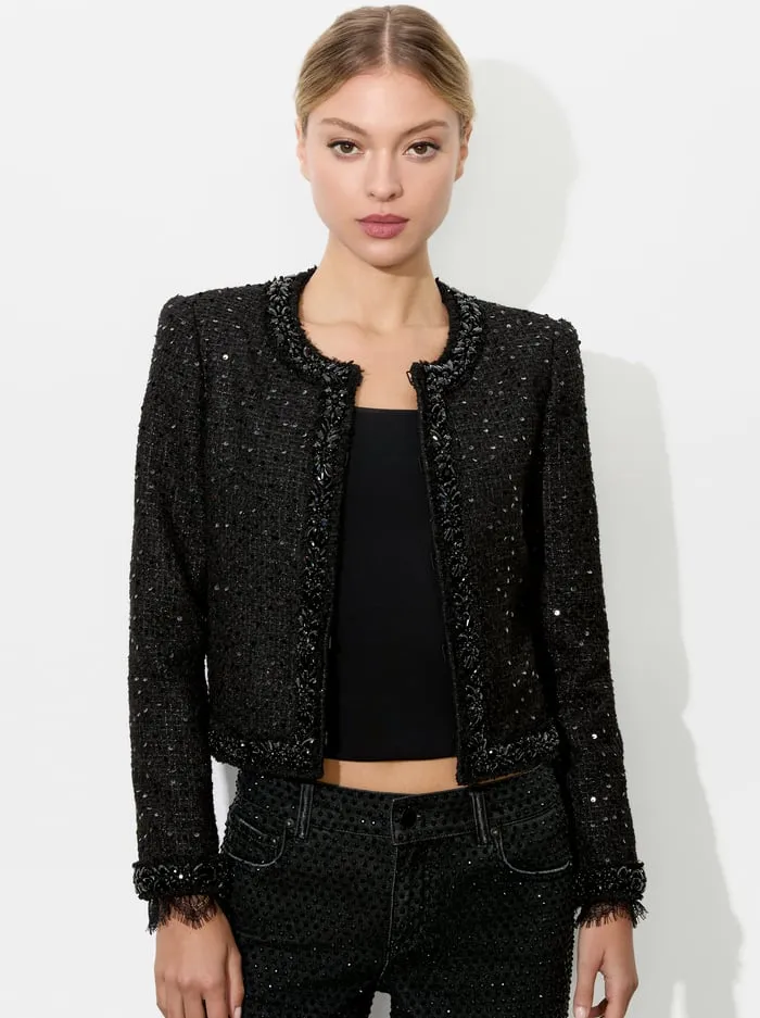 Jackets Coats Women Alice Olivia Landon Jacket Black