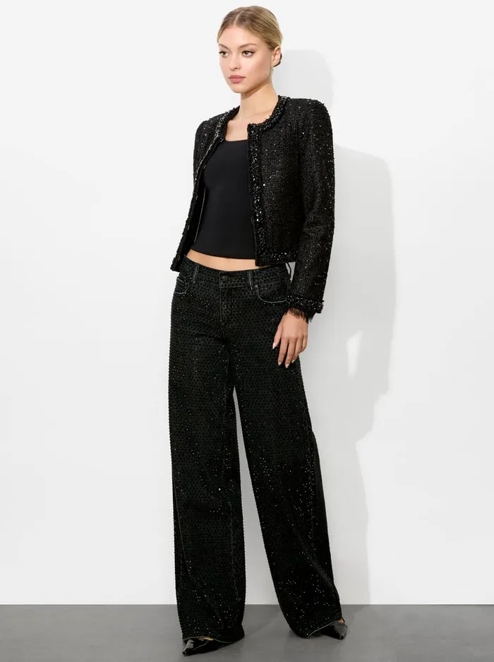 Jackets Coats Women Alice Olivia Landon Jacket Black