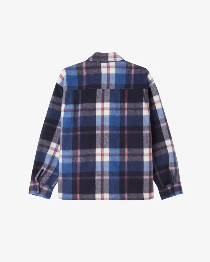 JACKETS Men STANTON SHIRT JACKET Academy Navy Multi OBEY Clothing