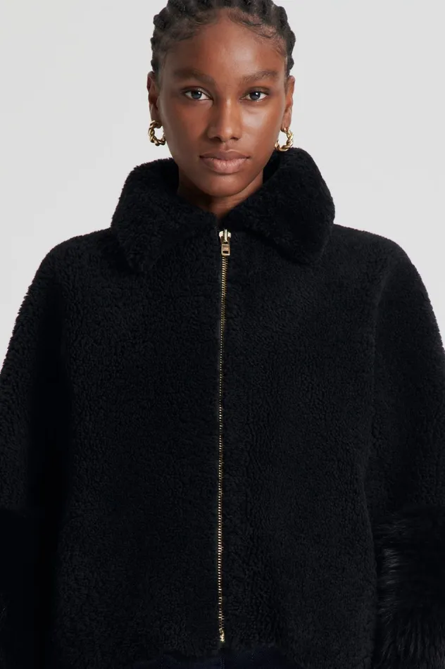 Jackets Women Scanlan Theodore TOSCANA TRAPEZE JACKET Black Jackets Women Scanlan Theodore TOSCANA TRAPEZE JACKET Black